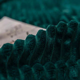 Grand plaid bleu canard