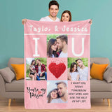 plaid personnalisé mariage