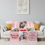 plaid personnalisé mariage