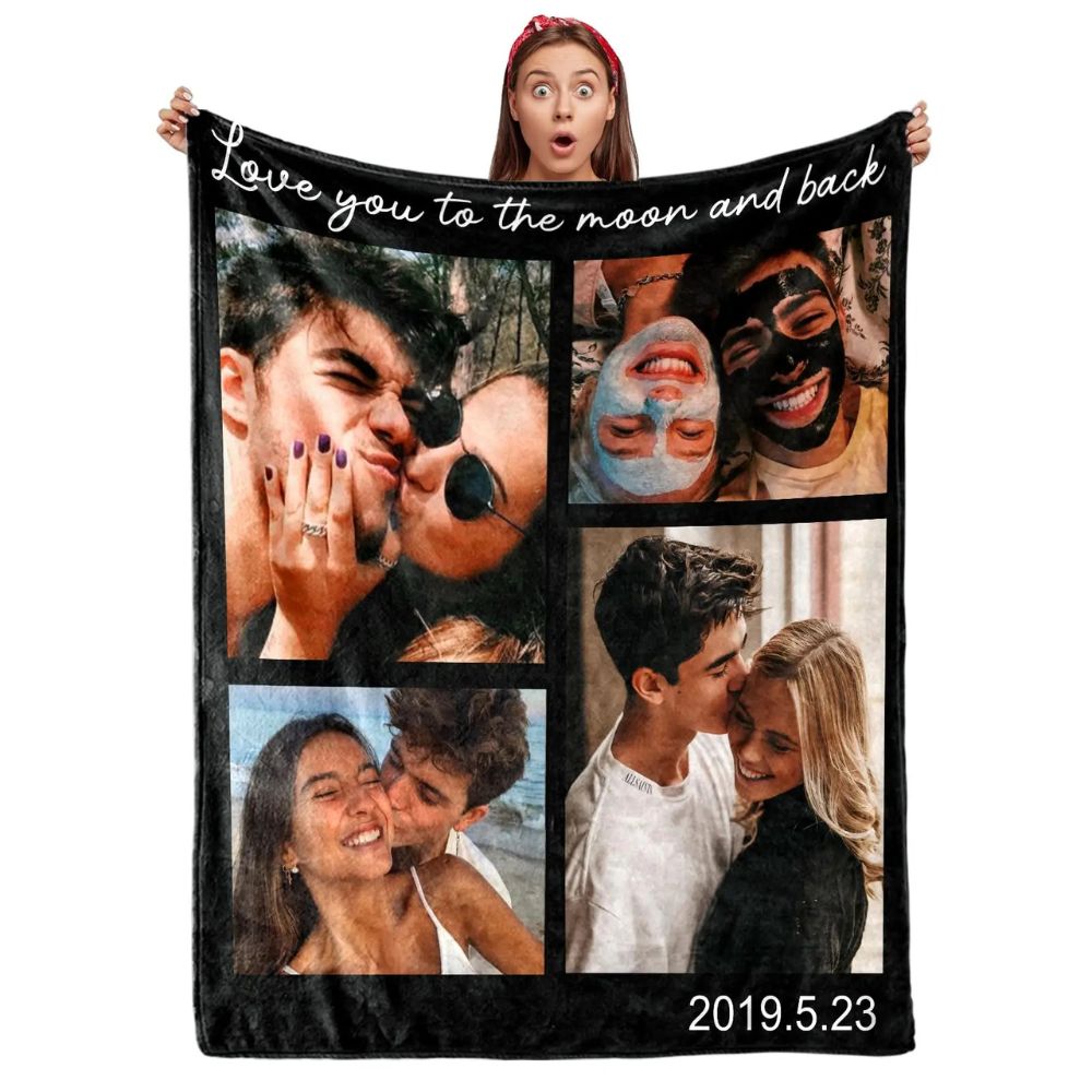 Personalisierte Fleecedecke