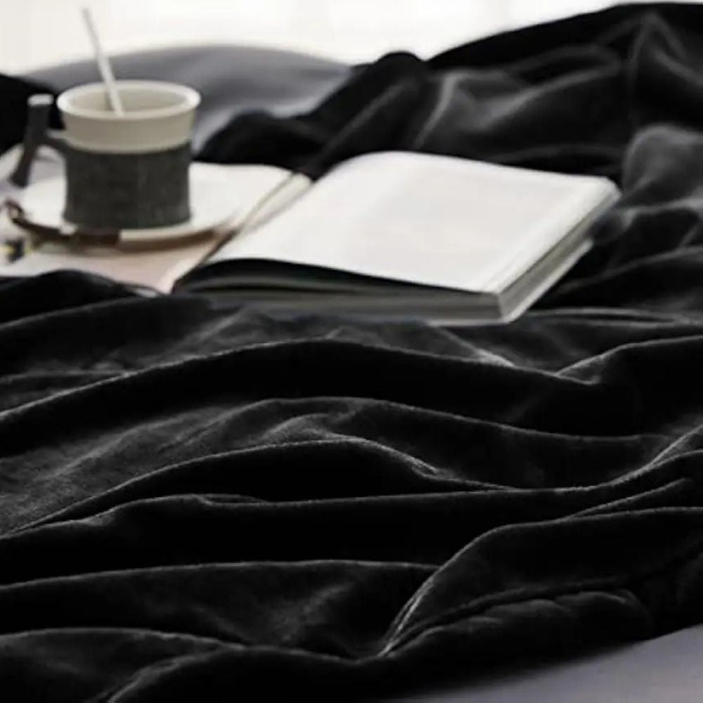 grand plaid noir