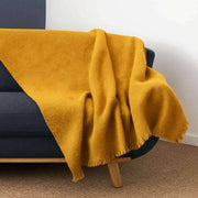 Plaid mohair France jaune