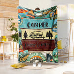 plaid camping car