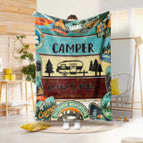 plaid camping car
