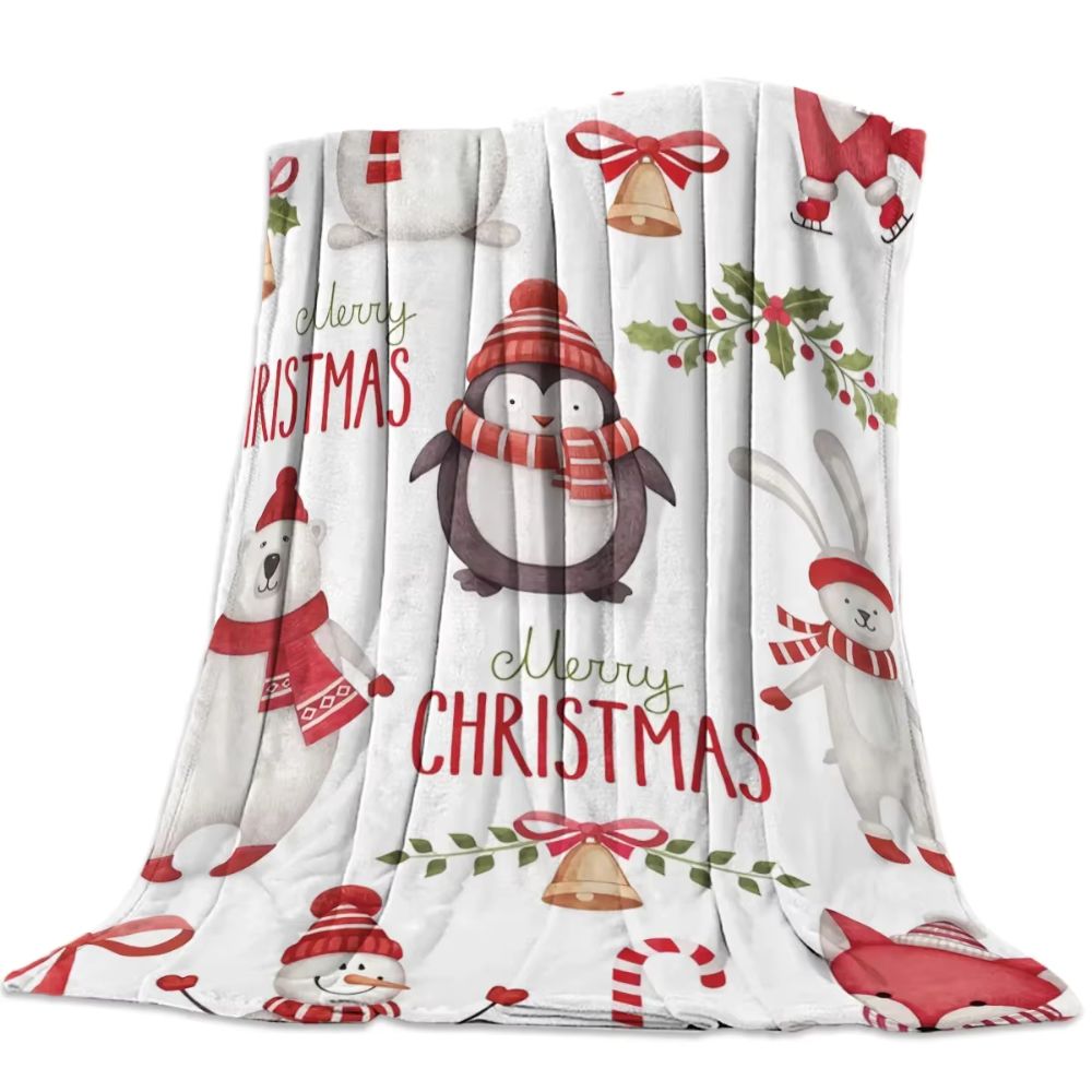 plaid de noël polaire