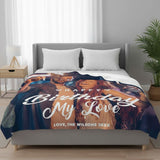 plaid personnalisé anniversaire