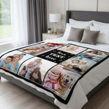 plaid personnalisé avec photo