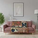 Plaid personnalisé texte