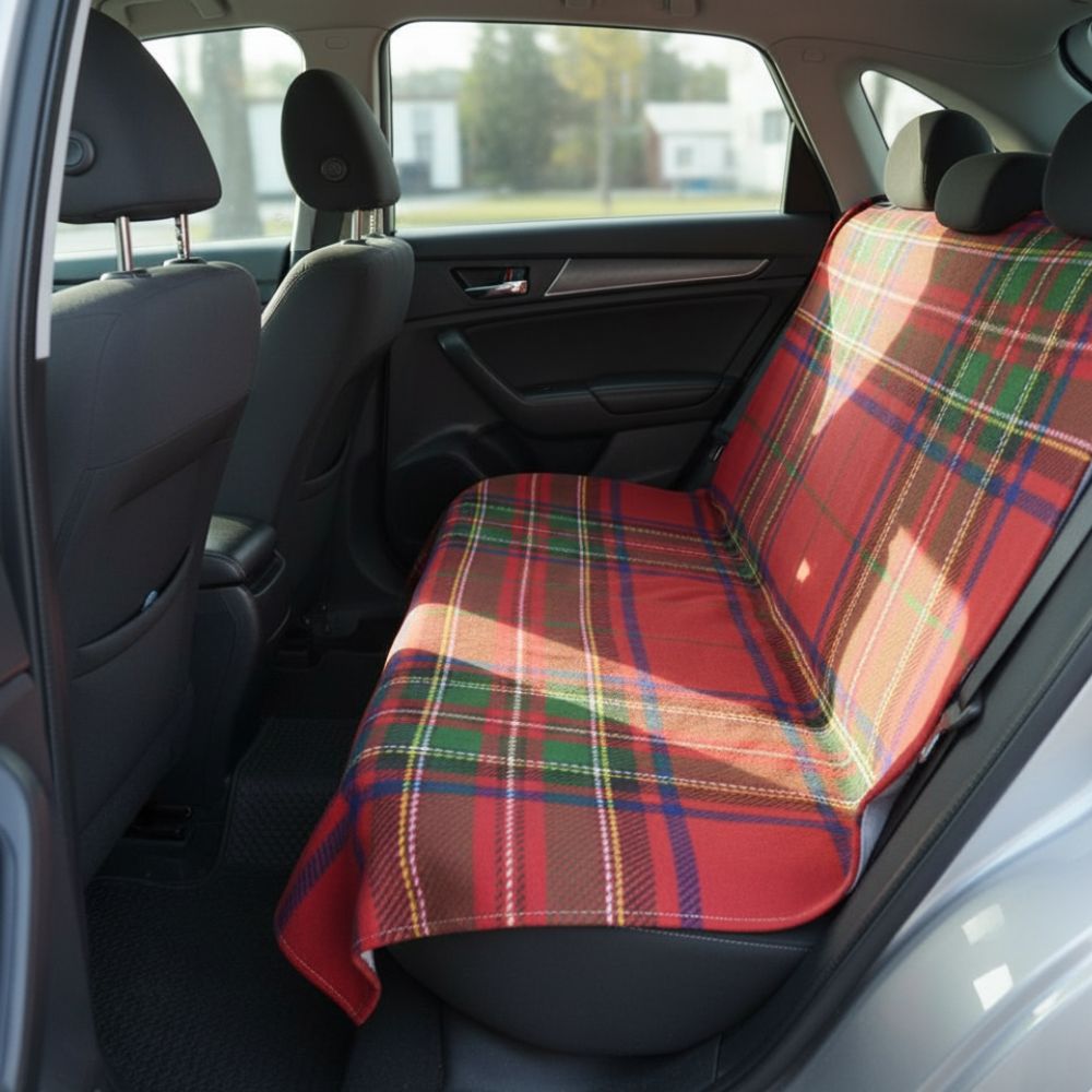 plaid voiture écossais