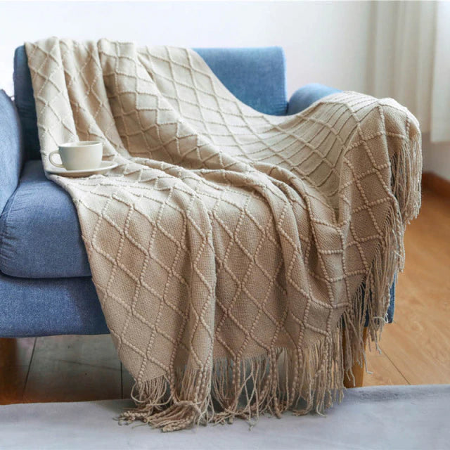 Plaid maison scandinave
