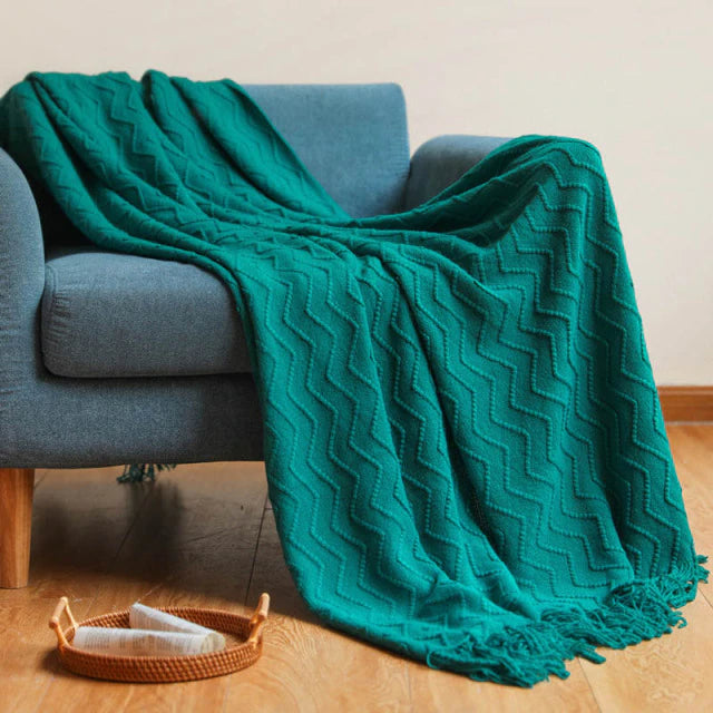 Grand plaid scandinave