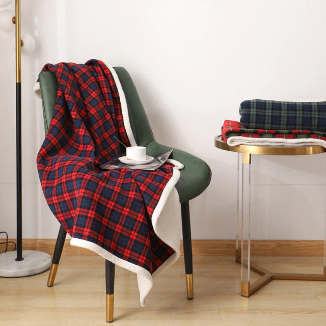 Plaid tartan noël