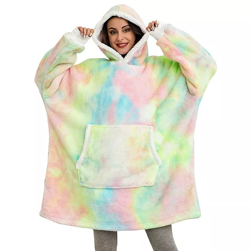 Pullover aus Fleece mit Karomuster