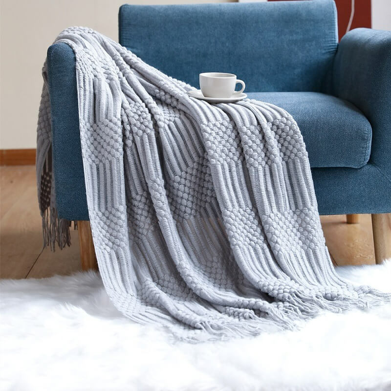 Plaid tissé