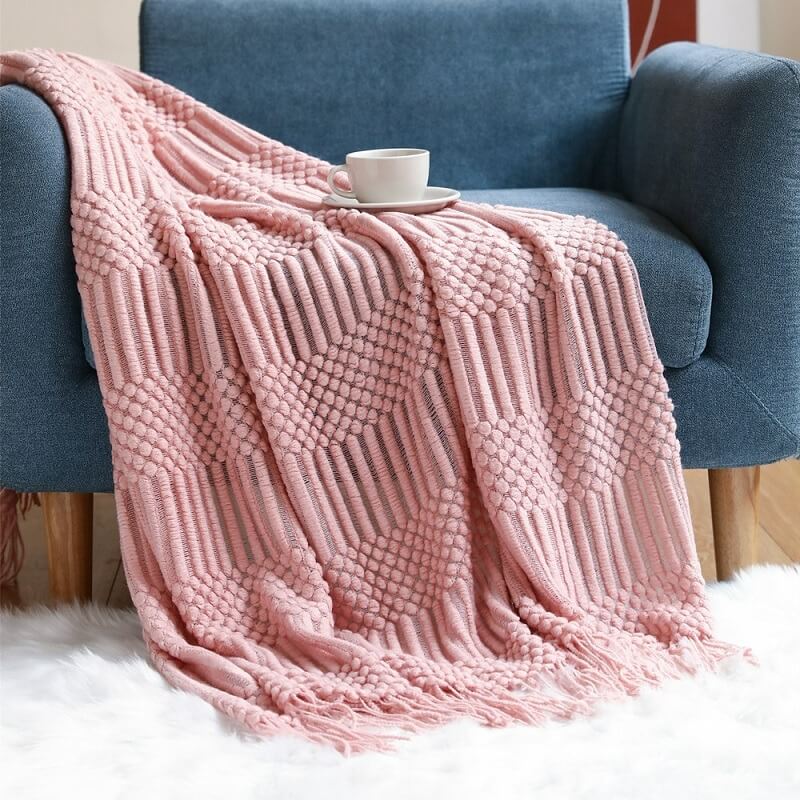 Plaid tissé