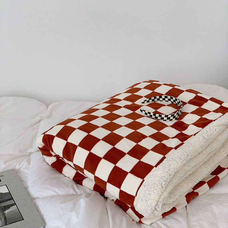 Plaid carreaux ecossais